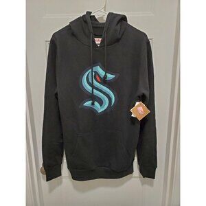 Red Jacket NHL Seattle Kraken Small Black Hoodie Long Sleeve New